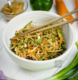 Cabbage Peanut Butter Stir fry Recipe